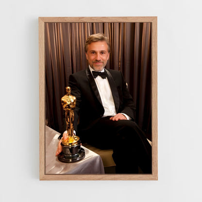ap-christoph waltz-1 cadre Bois clair