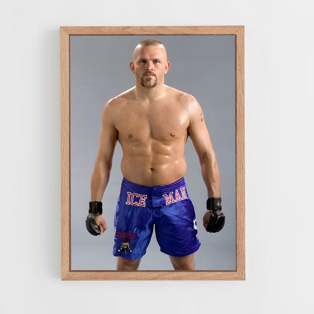 ap-chuck liddell-2 cadre Bois clair