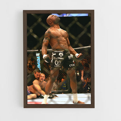 ap-chuck liddell-3 cadre Bois foncé