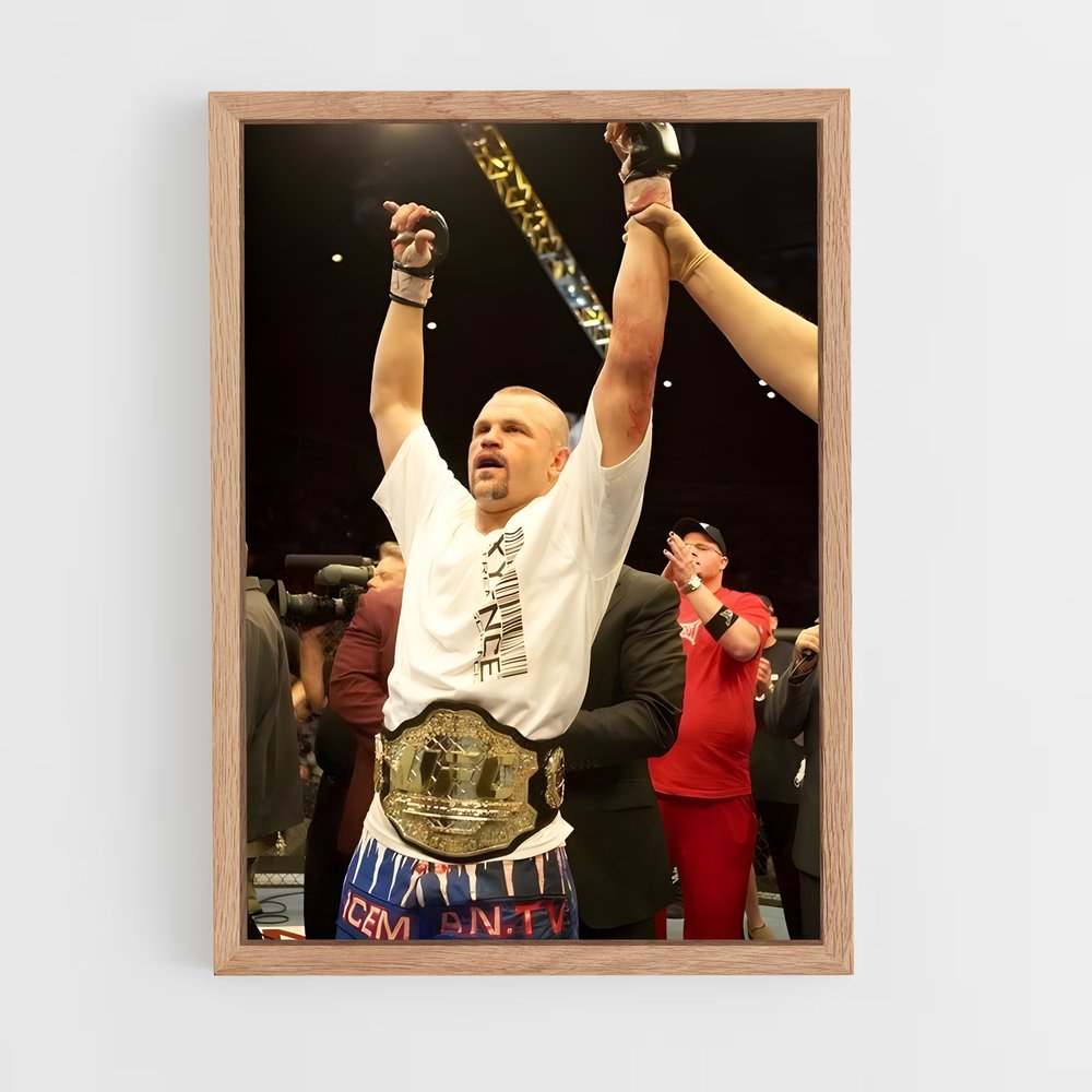 ap-chuck liddell-4 cadre Bois clair