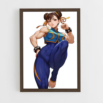 ap-chun li-6 cadre Bois foncé