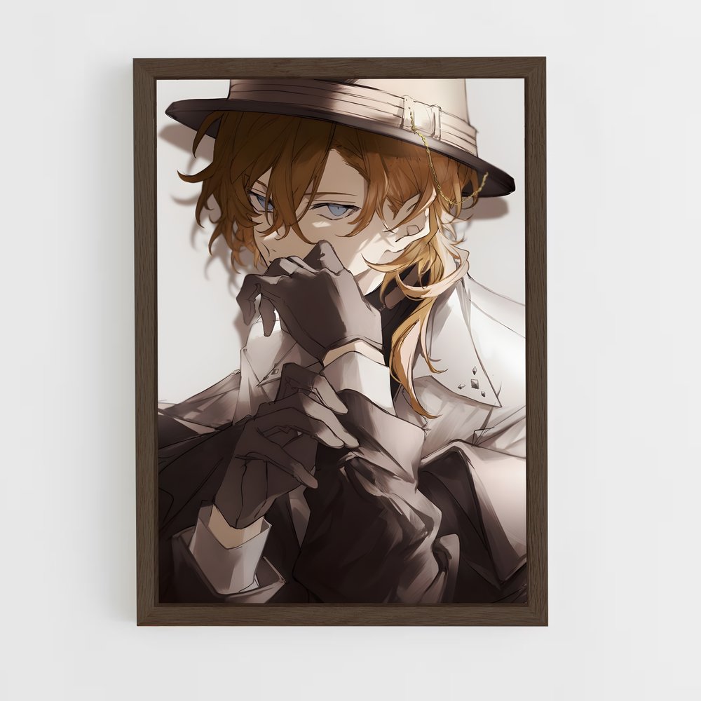 ap-chuuya nakahara-3 cadre Bois foncé