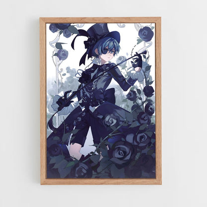ap-ciel phantomhive-4 cadre Bois clair