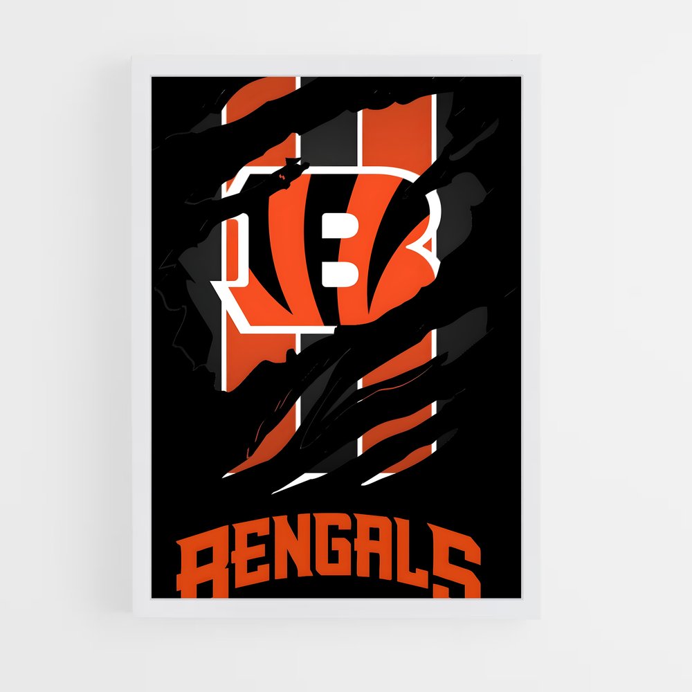 ap-cincinnati bengals-4 cadre Blanc