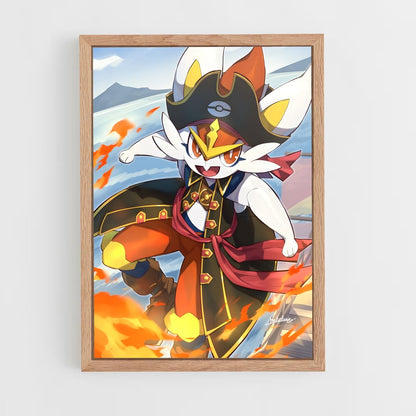ap-cinderace-1 cadre Bois clair
