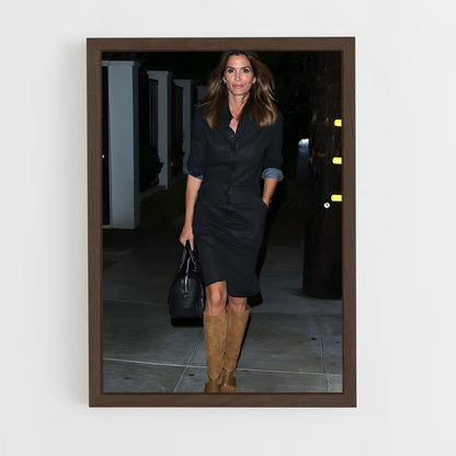 ap-cindy crawford-3 cadre Bois foncé