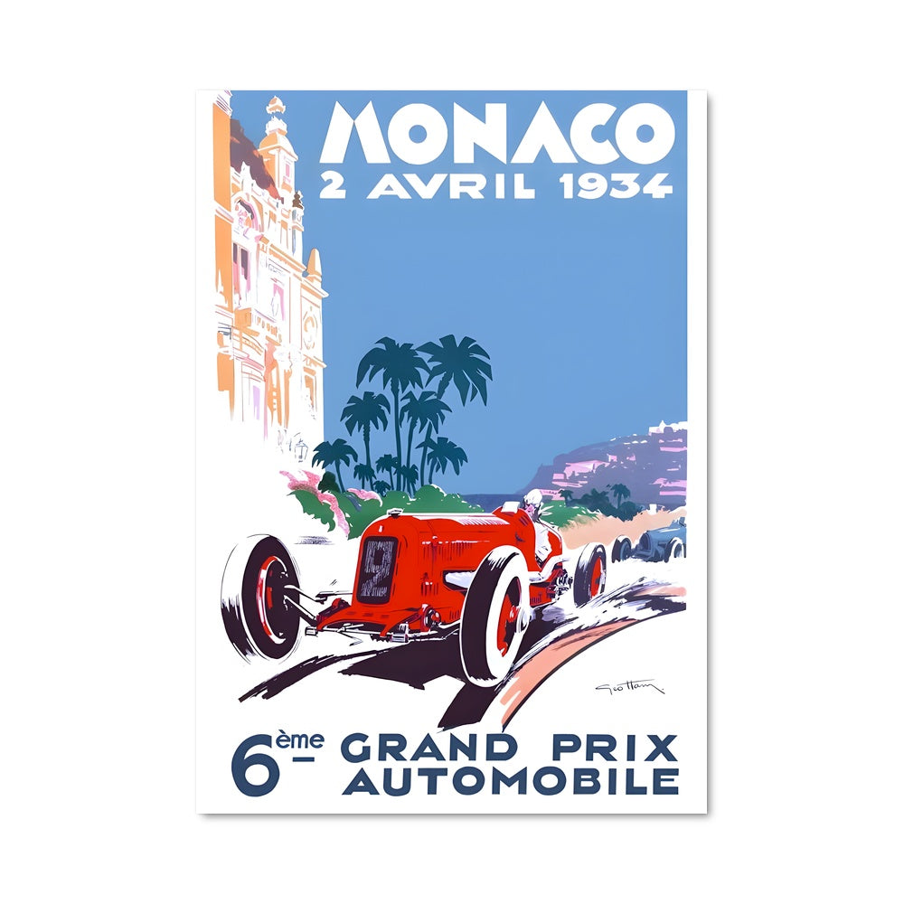 Poster Monaco Grand Prix 1950