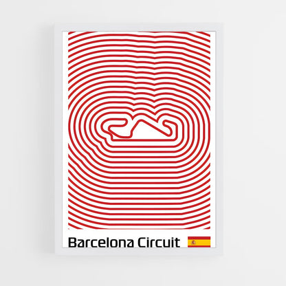 ap-circuit de barcelona-catalunya-4 cadre Blanc