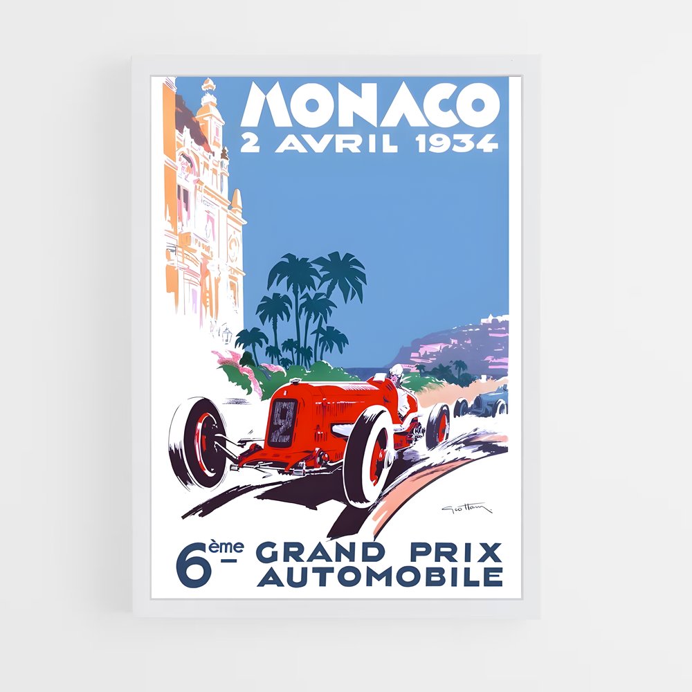ap-circuit de monaco monte-carlo-3 cadre Blanc