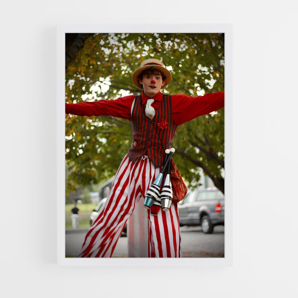 ap-circus performer-10 cadre Blanc