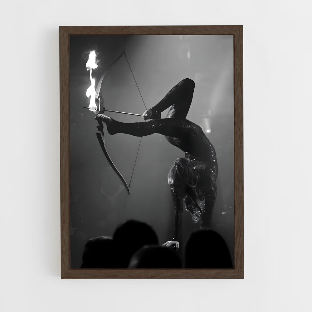 ap-circus performer-4 cadre Bois foncé