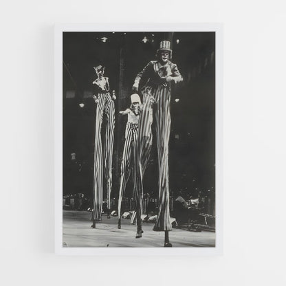 ap-circus performer-8 cadre Blanc