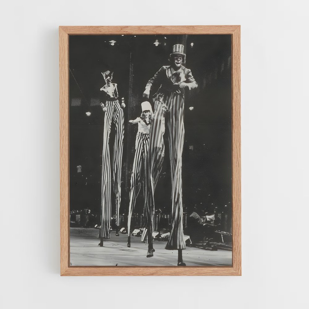 ap-circus performer-8 cadre Bois clair