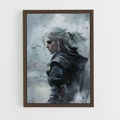 ap-ciri witcher-5 cadre Bois foncé