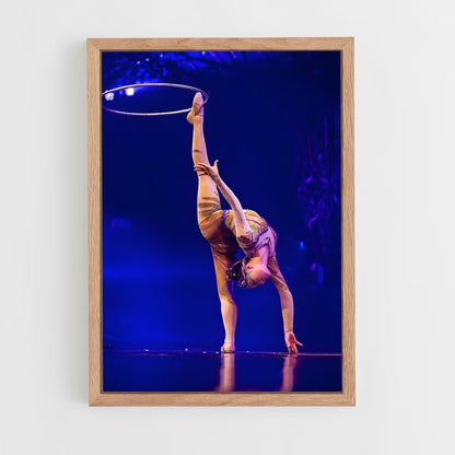 ap-cirque du soleil-12 cadre Bois clair