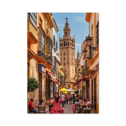 Poster Terrasses Enchantées