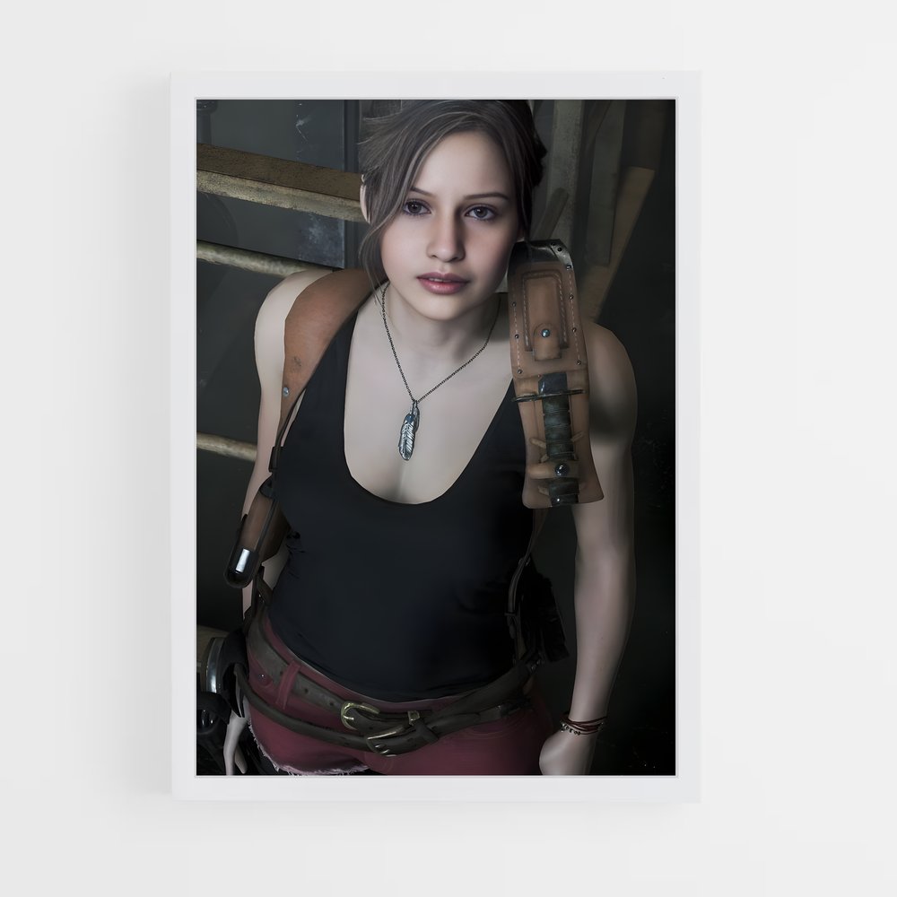 ap-claire redfield-4 cadre Blanc