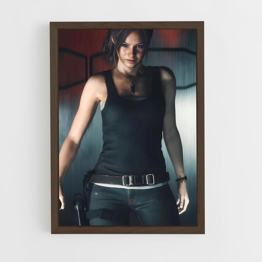 ap-claire redfield-5 cadre Bois foncé