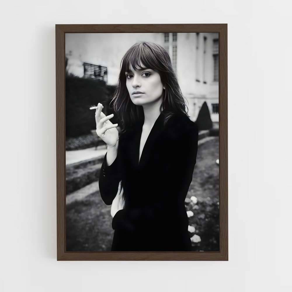 ap-clara luciani-3 cadre Bois foncé