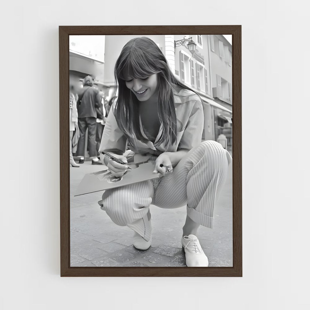 ap-clara luciani-6 cadre Bois foncé