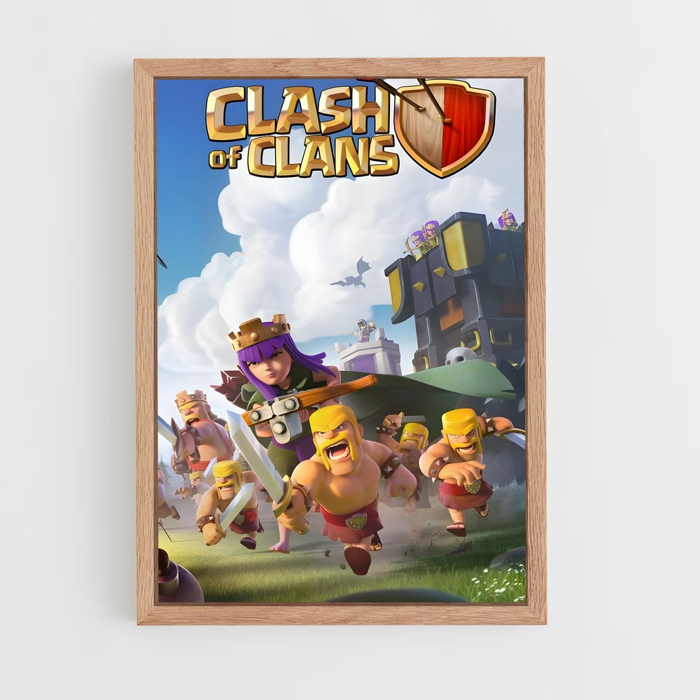 ap-clash of clans-8 cadre Bois clair