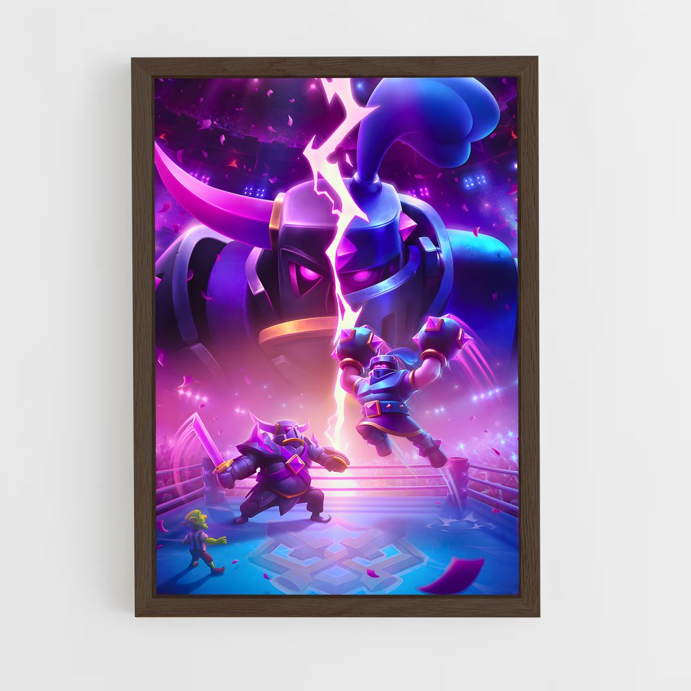 ap-clash royale-1 cadre Bois foncé