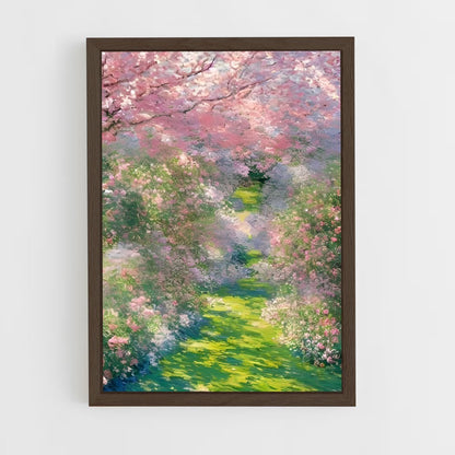 ap-claude monet-3 cadre Bois foncé