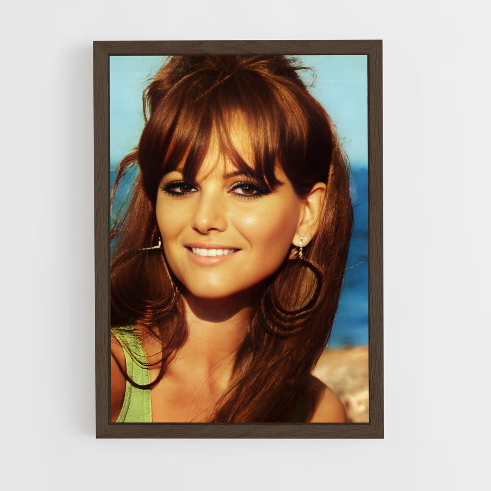 ap-claudia cardinale-1 cadre Bois foncé