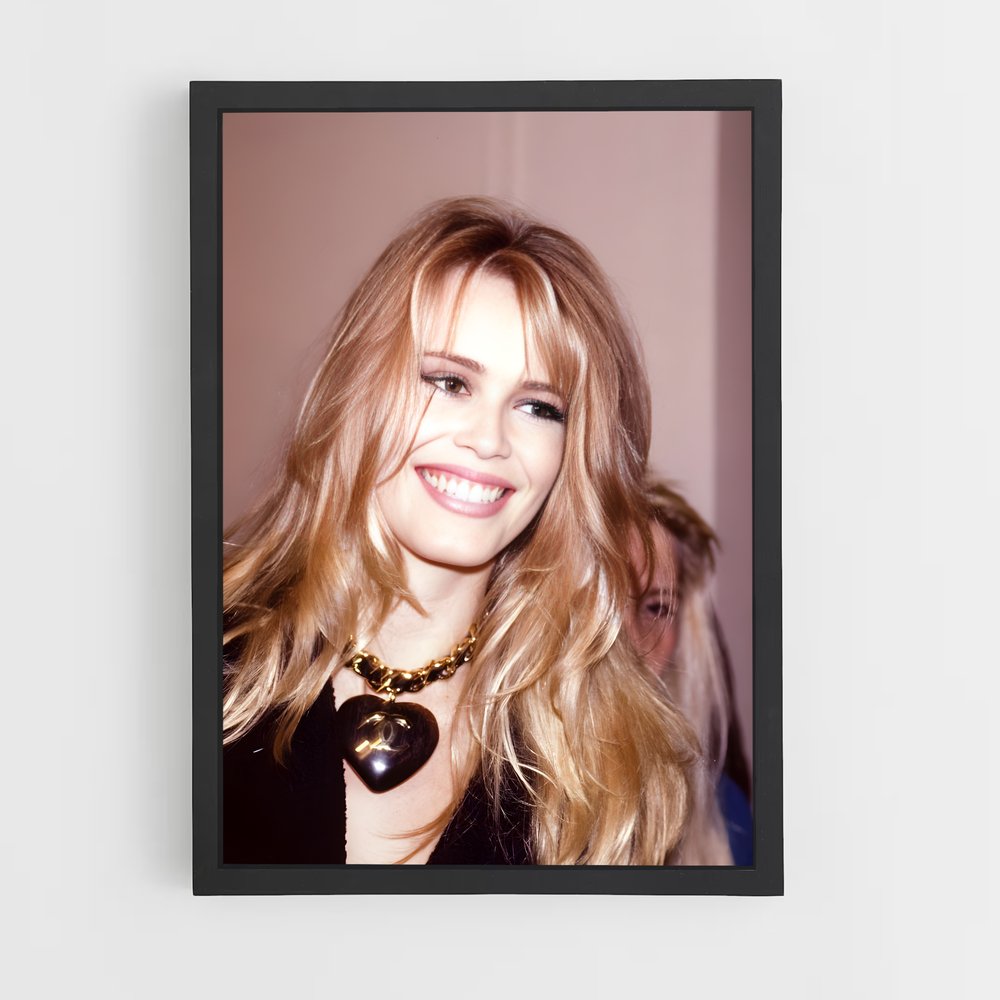 ap-claudia schiffer-5 cadre Noir
