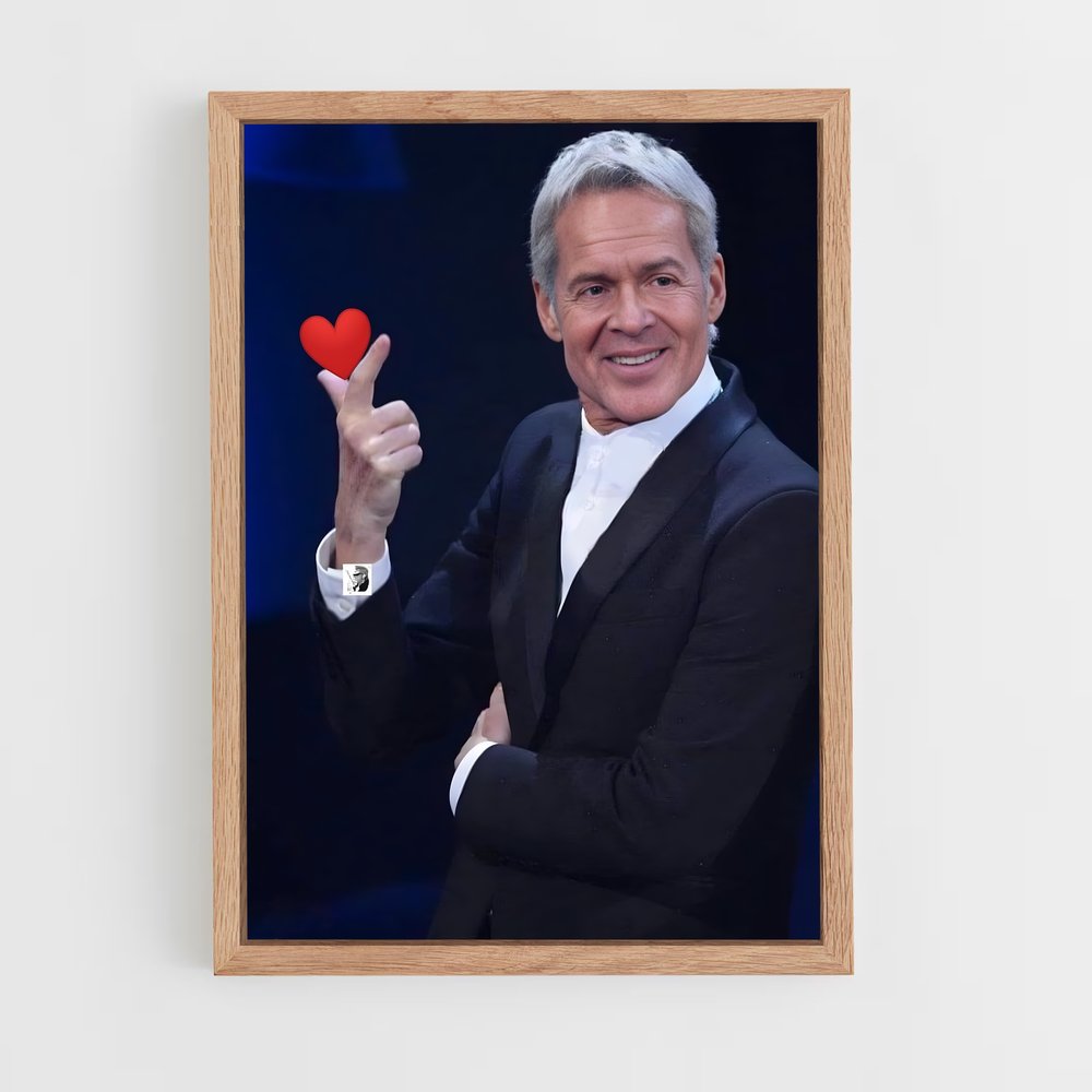 ap-claudio baglioni-3 cadre Bois clair