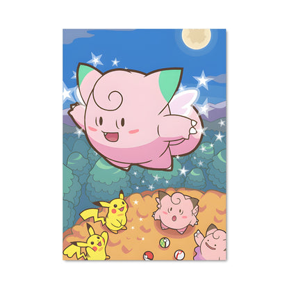 Poster Clefairy en Voleuse Céleste