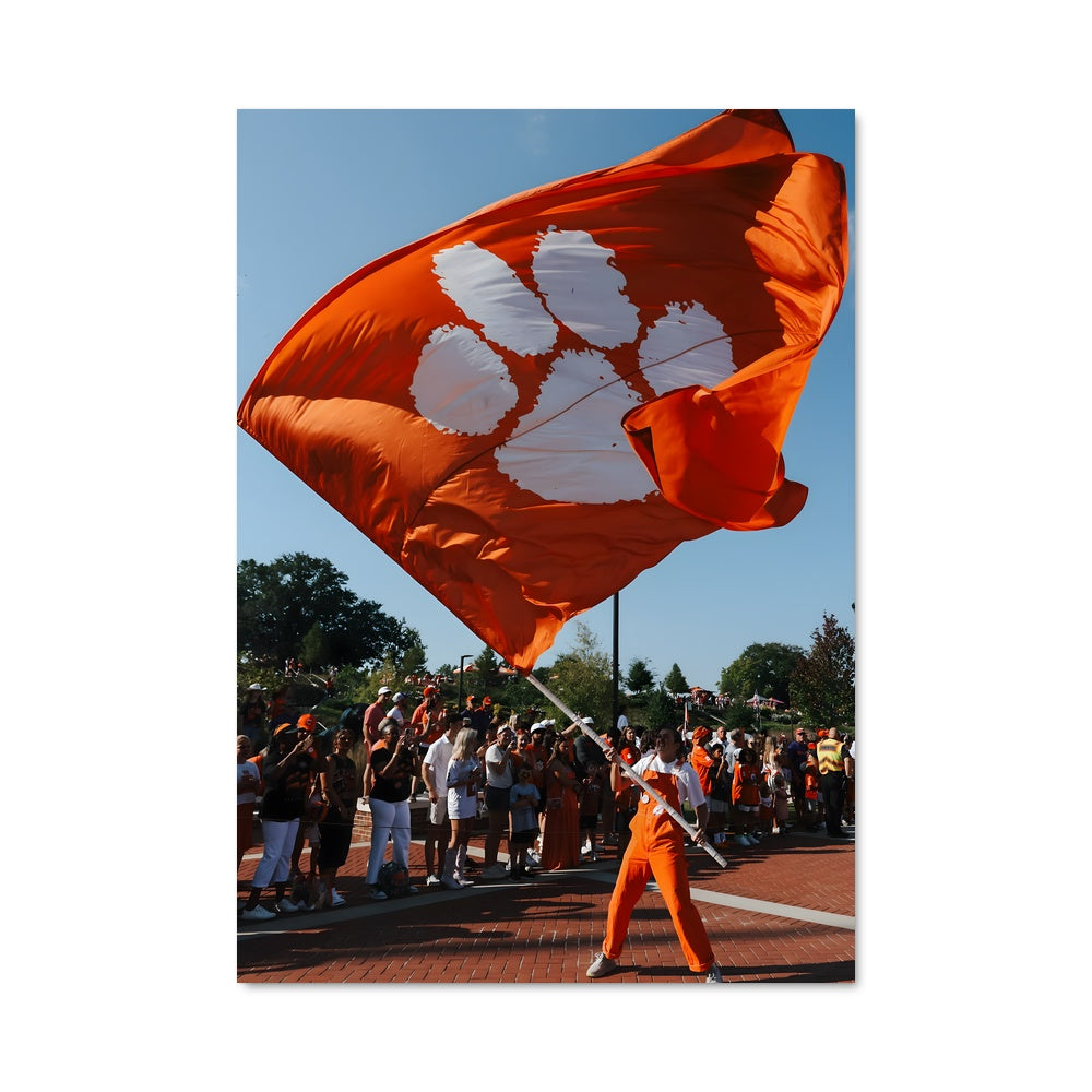 Poster Orange Wave