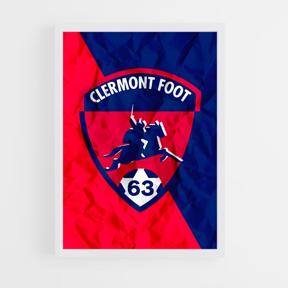 ap-clermont foot 63-3 cadre Blanc