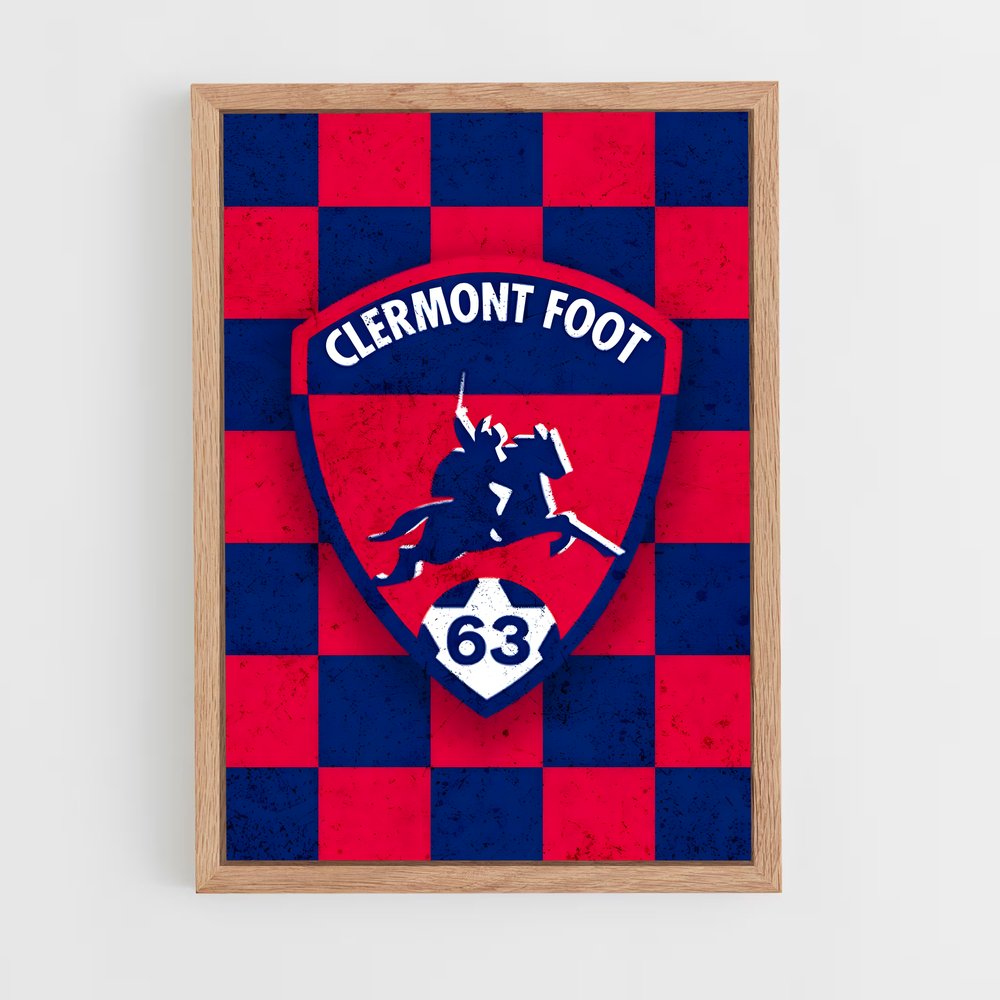 ap-clermont foot 63-4 cadre Bois clair