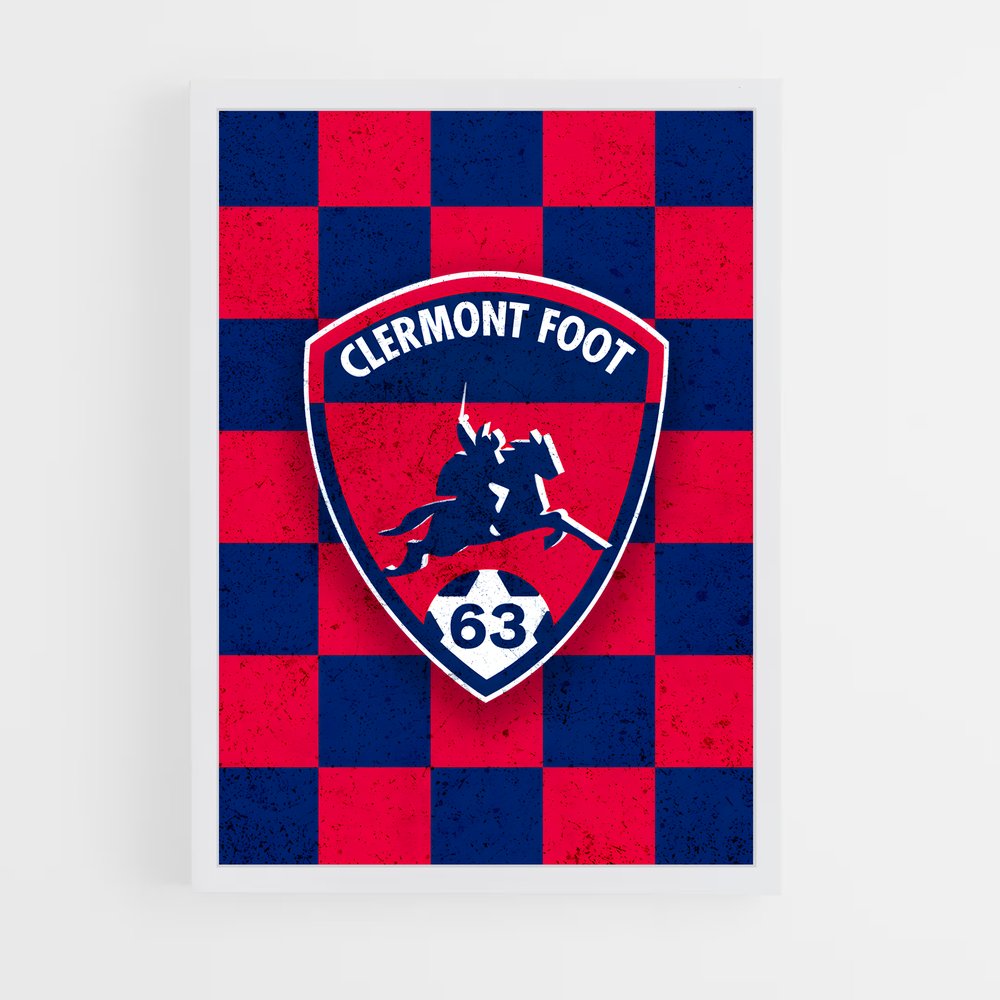 ap-clermont foot 63-5 cadre Blanc