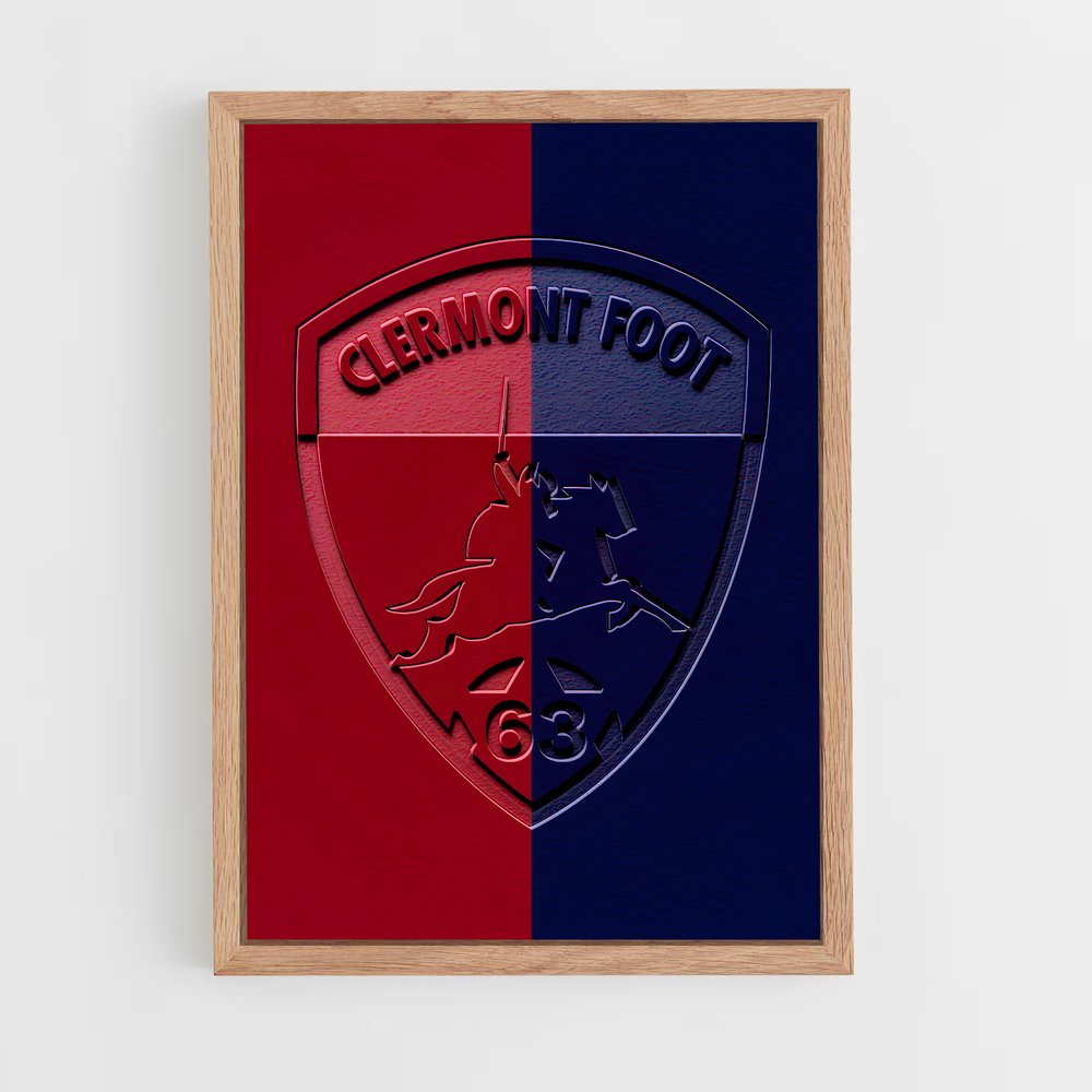 ap-clermont foot 63-7 cadre Bois clair