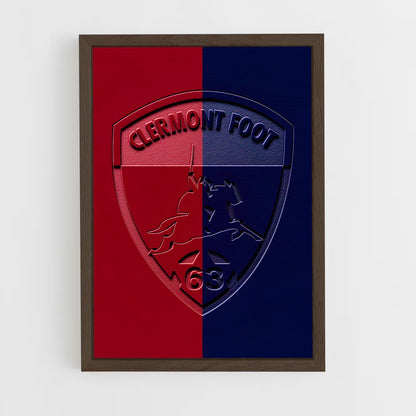 ap-clermont foot 63-7 cadre Bois foncé