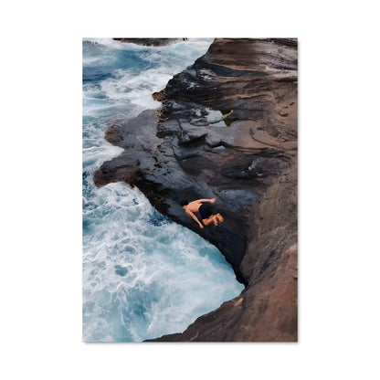 Poster Saut de Falaises