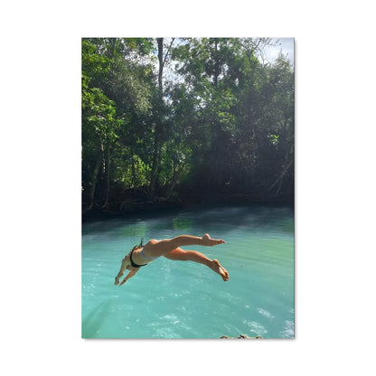 Poster Plongeon Épique