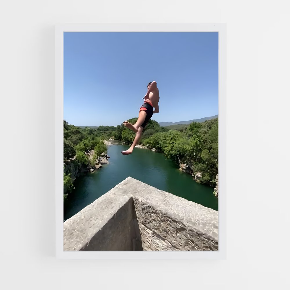 ap-cliff diving-8 cadre Blanc