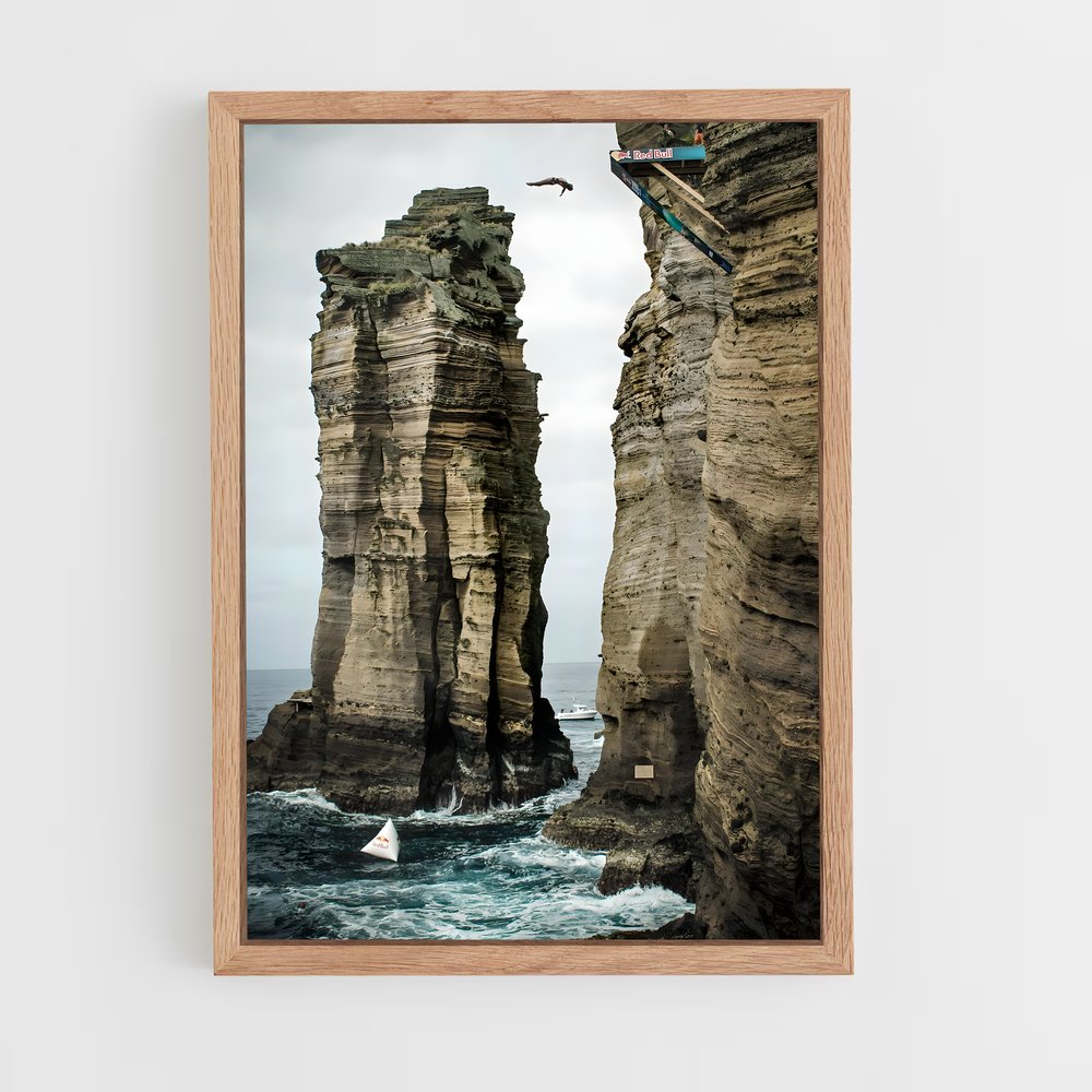 ap-cliff diving world series-5 cadre Bois clair