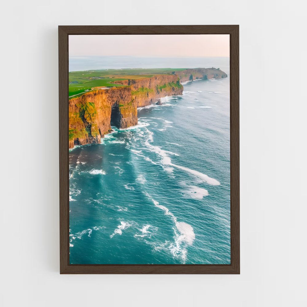 ap-cliffs of moher-6 cadre Bois foncé