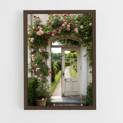 ap-climbing rose-1 cadre Bois foncé