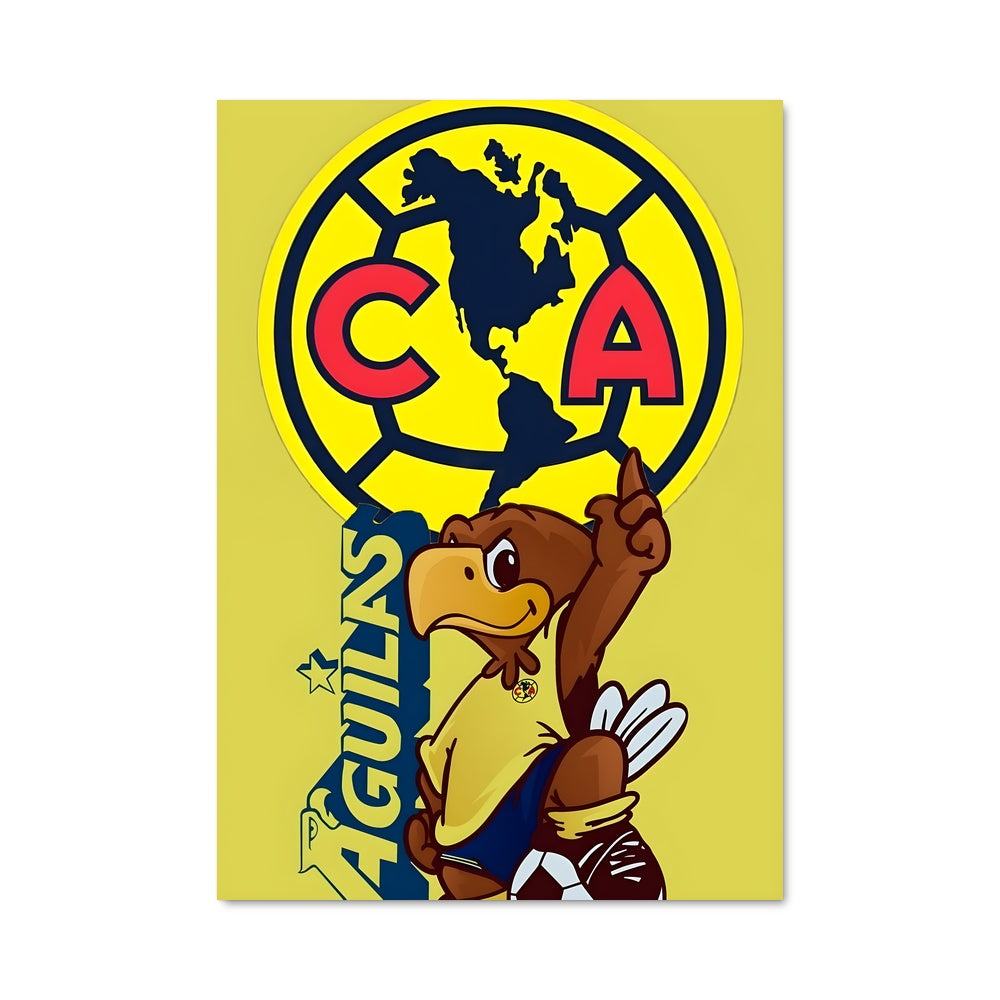 Poster Bear Footballer