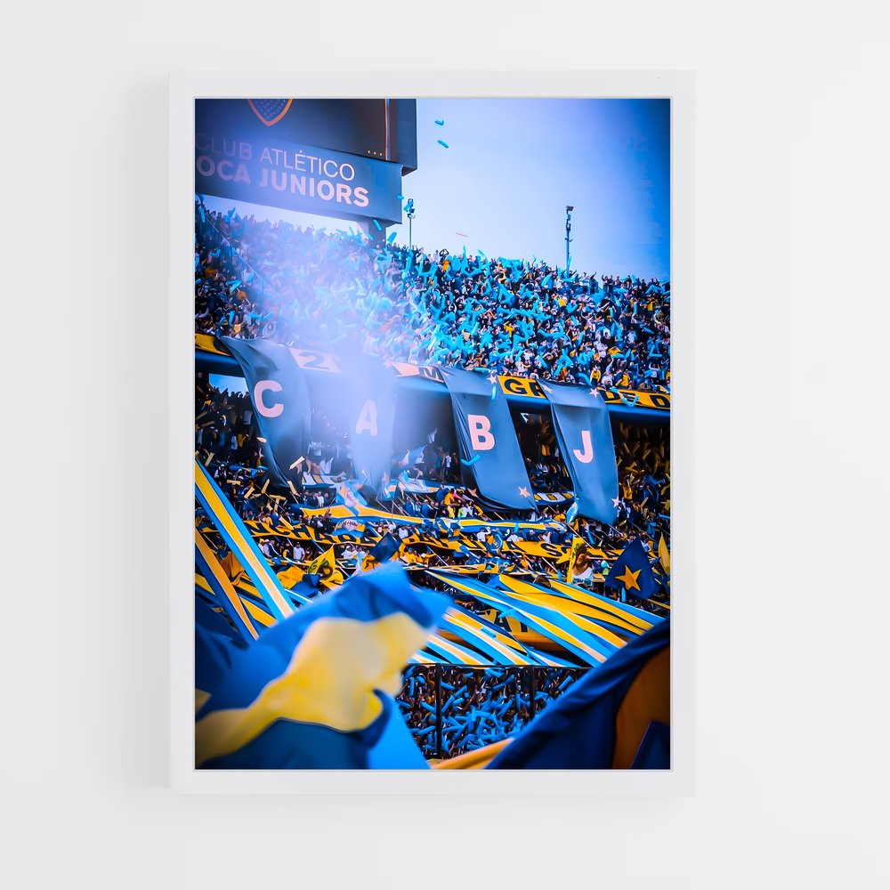 ap-club atletico boca juniors-7 cadre Blanc