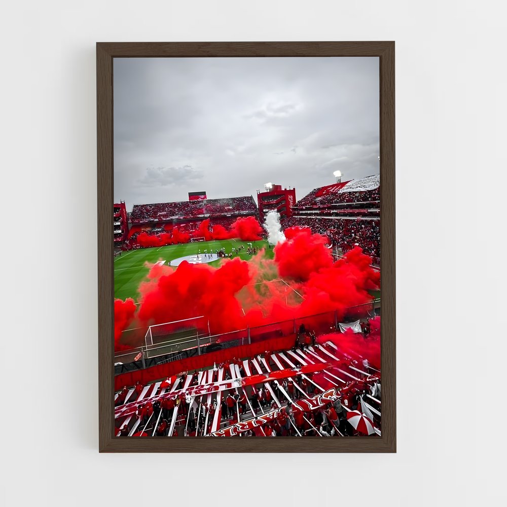 ap-club atletico independiente-2 cadre Bois foncé