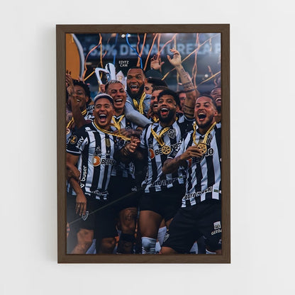 ap-club atletico mineiro-12 cadre Bois foncé