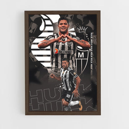 ap-club atletico mineiro-6 cadre Bois foncé