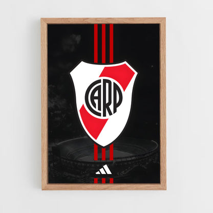 ap-club atletico river plate-10 cadre Bois clair