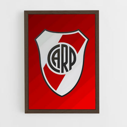 ap-club atletico river plate-12 cadre Bois foncé